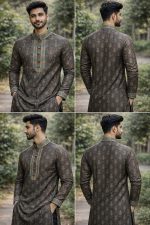 SILKY PRINT PANJABI - Image 2