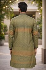 INDIAN SHADE PRINT PUNJABI - Image 2